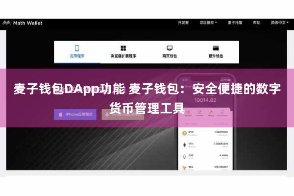 麦子钱包DApp功能 麦子钱包：安全便捷的数字货币管理工具
