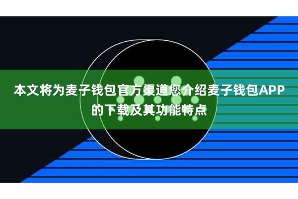 本文将为麦子钱包官方渠道您介绍麦子钱包APP的下载及其功能特点