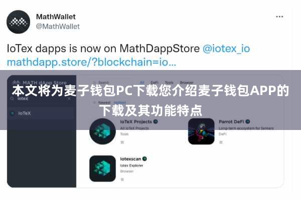 本文将为麦子钱包PC下载您介绍麦子钱包APP的下载及其功能特点