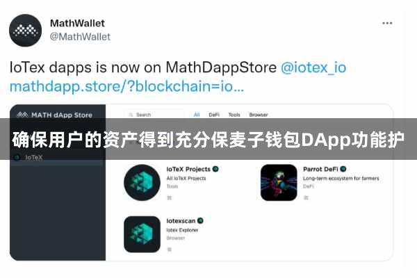 确保用户的资产得到充分保麦子钱包DApp功能护